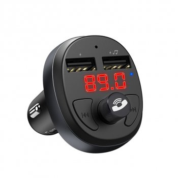 999 р. Устройство зарядное в прикуриватель с трансмиттером (bluetooth,hands free) HOCO HOCO e41 black HOCO e41 black  с доставкой в г. Керчь. Увеличить фотографию 5