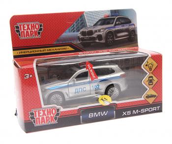 1 599 р. Модель автомобиля BMW X5M-Sport металлическая (свет, звук) ТЕХНОПАРК ТЕХНОПАРК x5-12slpol-sr  с доставкой в г. Керчь. Увеличить фотографию 1