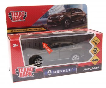 1 449 р. Модель автомобиля RENAULT Arkana металлическая (свет, звук) ТЕХНОПАРК ТЕХНОПАРК arkana-12slfil-bn  с доставкой в г. Керчь. Увеличить фотографию 1