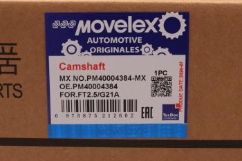8 999 р. Вал распределительный ГАЗель Next,NN дв.G21A выпускной MOVELEX MOVELEX pm40004384-mx  с доставкой в г. Керчь. Увеличить фотографию 6
