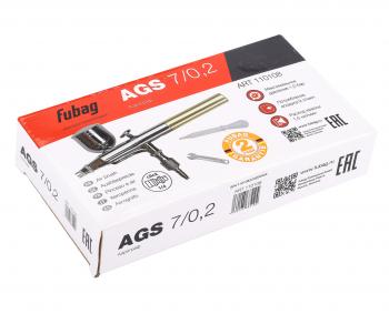 3 699 р. Аэрограф 1.0атм. 9лмин. с боковым бачком 70мл FUBAG FUBAG 110108  с доставкой в г. Керчь. Увеличить фотографию 7