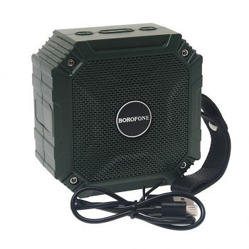 969 р. Колонка беспроводная bluetooth BOROFONE BOROFONE bp6 army green  с доставкой в г. Керчь. Увеличить фотографию 1