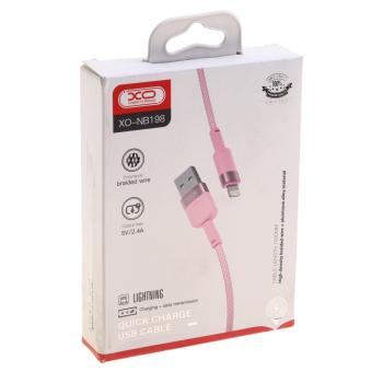 276 р. Кабель iPhone (5-) 1м розовый XO XO nb198 pink  с доставкой в г. Керчь. Увеличить фотографию 3