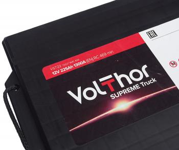 33 999 р. Аккумулятор VOLTHOR Supreme Truck 225Ач обратная полярность VOLTHOR 6ст225(3) 72527  с доставкой в г. Керчь. Увеличить фотографию 3