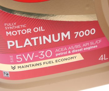 2 079 р. Масло моторное Platinum 7000 A5B5 5W30 синт.4+1л SINTEC SINTEC 600224  с доставкой в г. Керчь. Увеличить фотографию 2