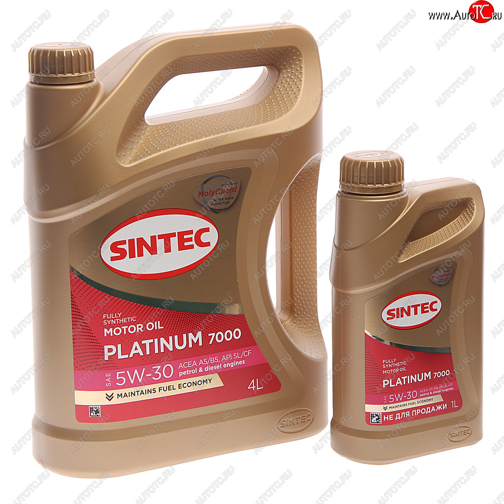 2 079 р. Масло моторное Platinum 7000 A5B5 5W30 синт.4+1л SINTEC SINTEC 600224  с доставкой в г. Керчь