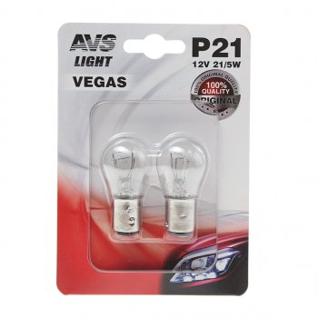 88 р. Лампа 12V P215W BAY15d блистер (2шт.) AVS AVS a78474s  с доставкой в г. Керчь. Увеличить фотографию 1
