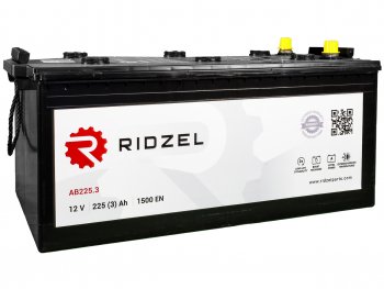 25 999 р. Аккумулятор RIDZEL 225Ач обратная полярность RIDZEL 6ст225(3) ab225.3  с доставкой в г. Керчь. Увеличить фотографию 1