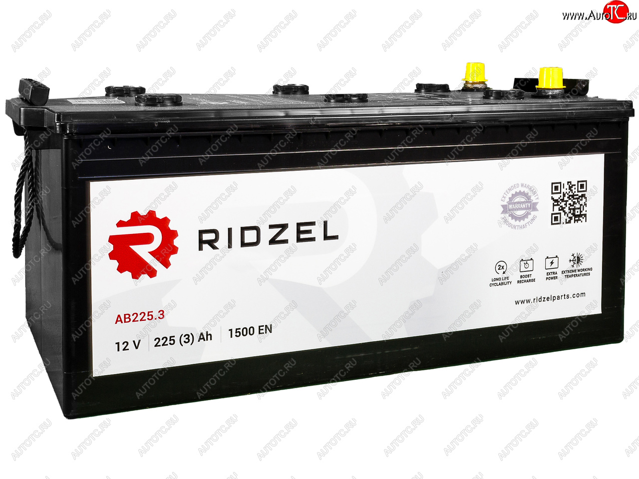 25 999 р. Аккумулятор RIDZEL 225Ач обратная полярность RIDZEL 6ст225(3) ab225.3  с доставкой в г. Керчь