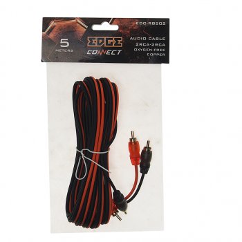 449 р. Кабель RCA 2х2 5м EDGE EDGE edc-rb502  с доставкой в г. Керчь. Увеличить фотографию 2