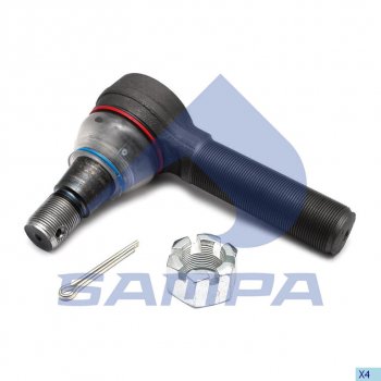 1 569 р. Наконечник рулевой тяги VOLVO (M24x1.5 M30x1.5 L=140) SAMPA SAMPA 097.763-01  с доставкой в г. Керчь. Увеличить фотографию 1