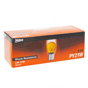 67 р. Лампа 24V PY21W BAU15s вибростойкая (1шт.) VALEO VALEO 032953  с доставкой в г. Керчь. Увеличить фотографию 2