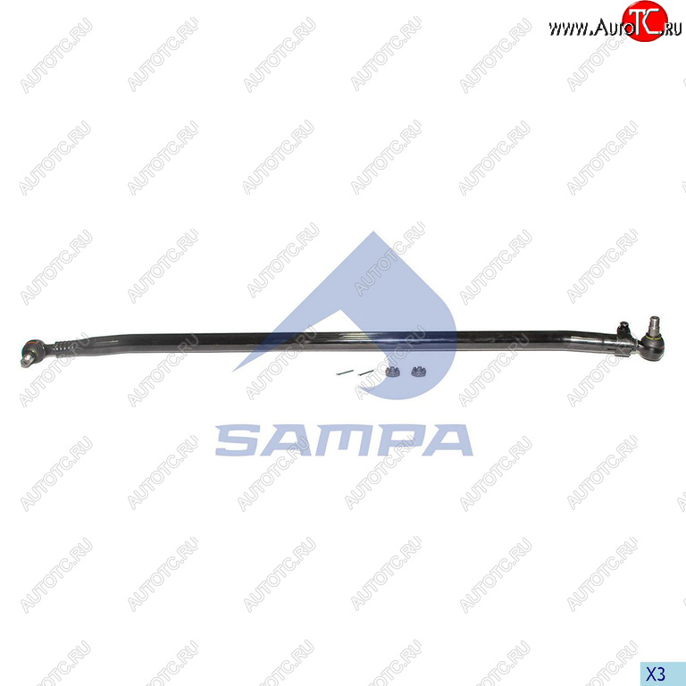 8 399 р. Тяга рулевая DAF поперечная L=1698 SAMPA SAMPA 097.898-01  с доставкой в г. Керчь