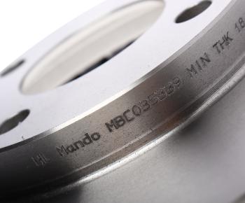2 499 р. Диск тормозной VW Golf (79-97),Passat (81-88) AUDI 80 (73-91) передний (1шт.) MANDO MANDO mbc035339 MANDO mbc035339  с доставкой в г. Керчь. Увеличить фотографию 4