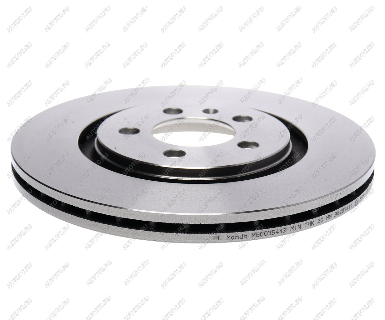 2 879 р. Диск тормозной VW Golf (91-97),Passat (91-96) SEAT Toledo (93-99) передний (1шт.) MANDO MANDO mbc035413 MANDO mbc035413  с доставкой в г. Керчь