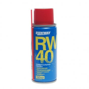 Смазка универсальная проникающая RW-40 100мл аэрозоль RUNWAY RUNWAY rw6094 RUNWAY rw6094