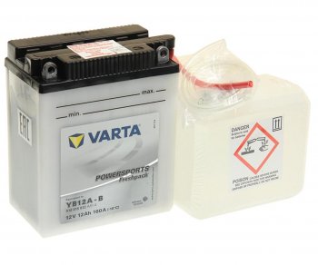4 999 р. Аккумулятор VARTA MOTO FP + электролит 12А/ч VARTA 6ст12 yb12a-b VARTA 6ст12 yb12a-b  с доставкой в г. Керчь. Увеличить фотографию 1