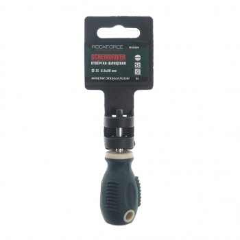 139 р. Отвертка шлицевая SL 5.5х30мм магнитная c держателем Profi S2 ROCKFORCE ROCKFORCE rf-70355030 ROCKFORCE rf-70355030  с доставкой в г. Керчь. Увеличить фотографию 2