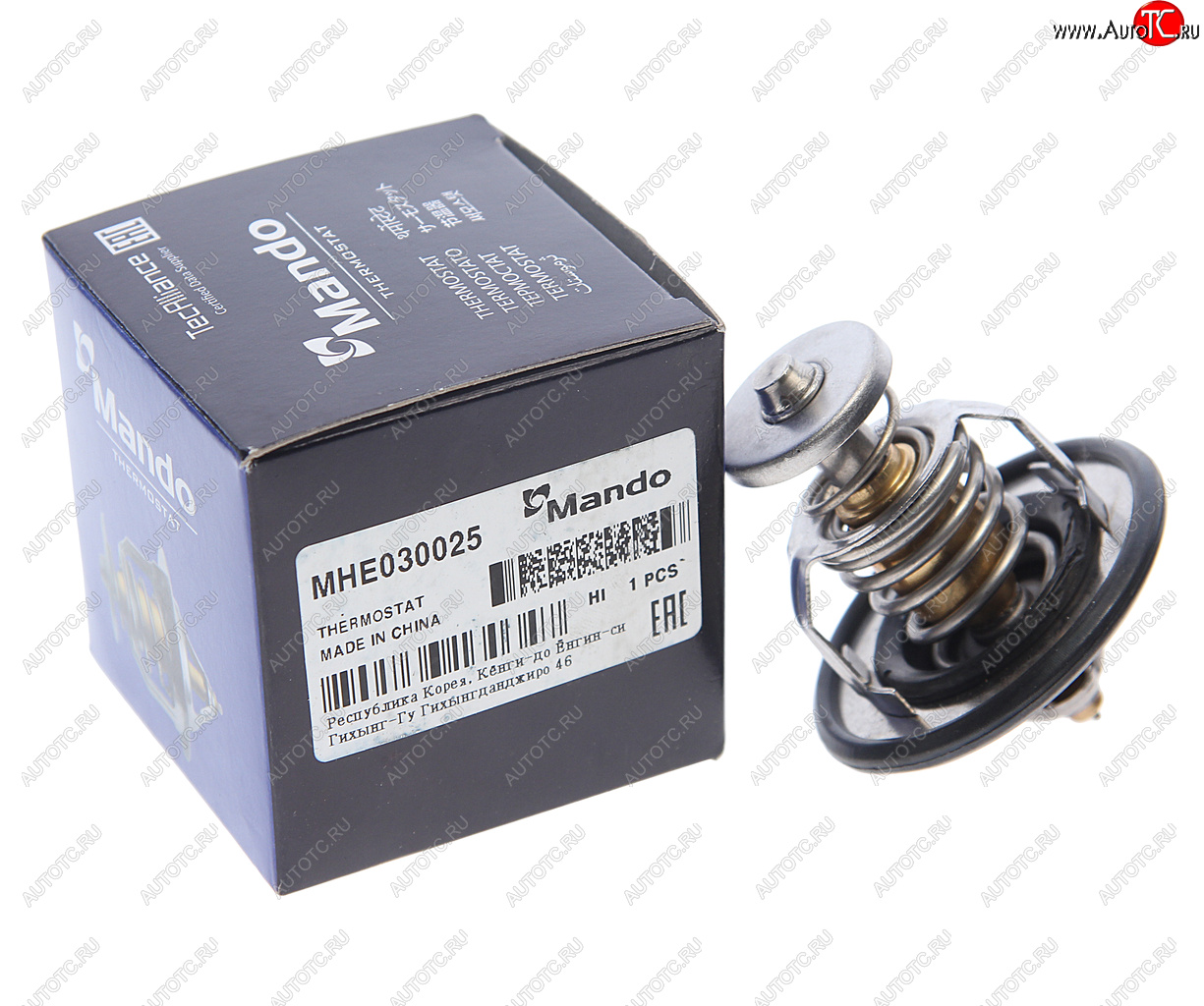 929 р. Термостат HYUNDAI Porter,Galloper (2.5),Terracan (2.5) (82град.) MANDO MANDO mhe030025 MANDO mhe030025  с доставкой в г. Керчь