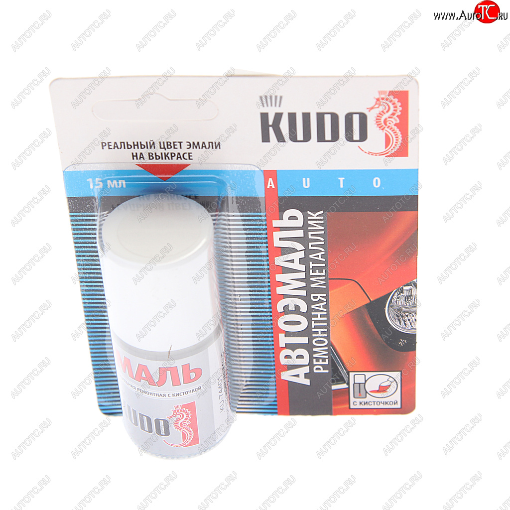 188 р. Краска CHANGAN W22 SNOWY WHITE SOLID белая с кистью 15мл KUDO KUDO ku-74401  с доставкой в г. Керчь