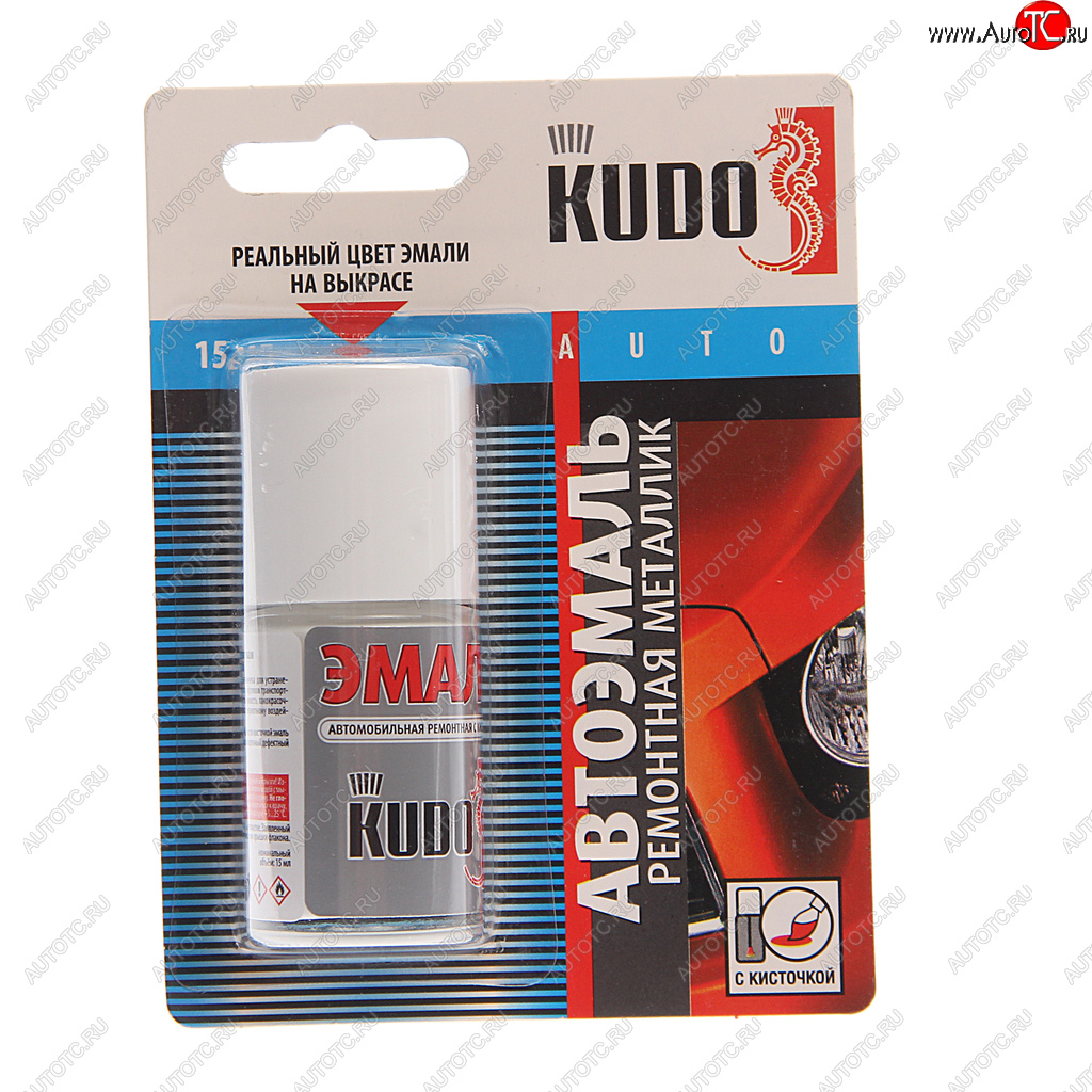 188 р. Краска BAIC CAQGP7 WHITE METALLIC белая с кистью 15мл KUDO KUDO ku-74370  с доставкой в г. Керчь