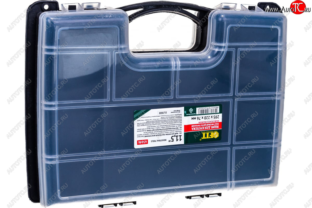 549 р. Ящик-органайзер 295х220х76мм двухсторонний FIT FIT 65646  с доставкой в г. Керчь