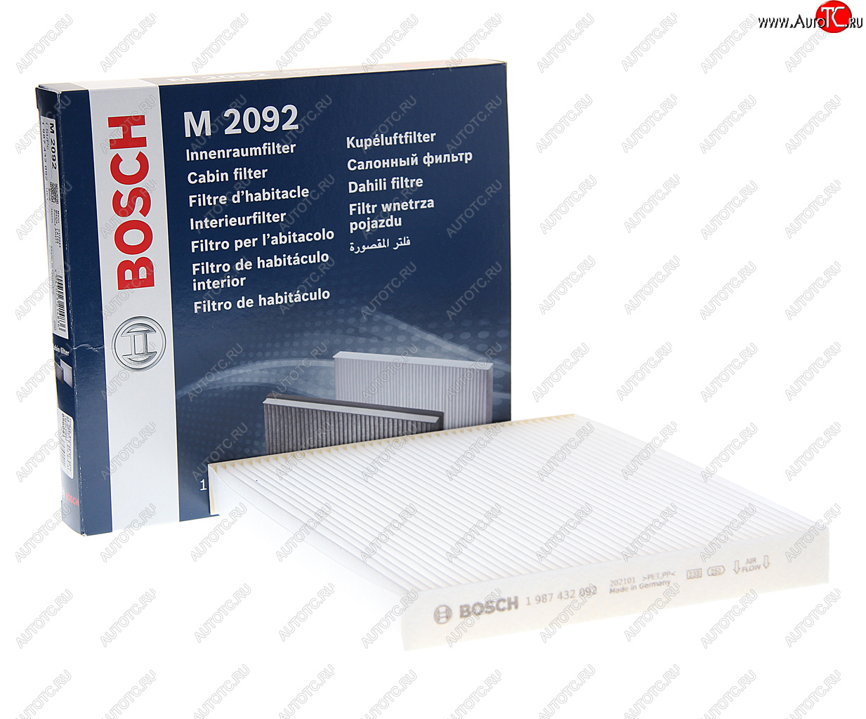 779 р. Фильтр воздушный салона MAZDA 6 GG,GY,GH (02-07-) (1.82.02.3) BOSCH BOSCH 1987432092  с доставкой в г. Керчь