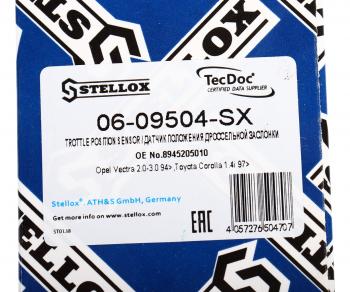 579 р. Датчик положения заслонки дроссельной HYUNDAI OPEL TOYOTA STELLOX STELLOX 0609504sx  с доставкой в г. Керчь. Увеличить фотографию 4