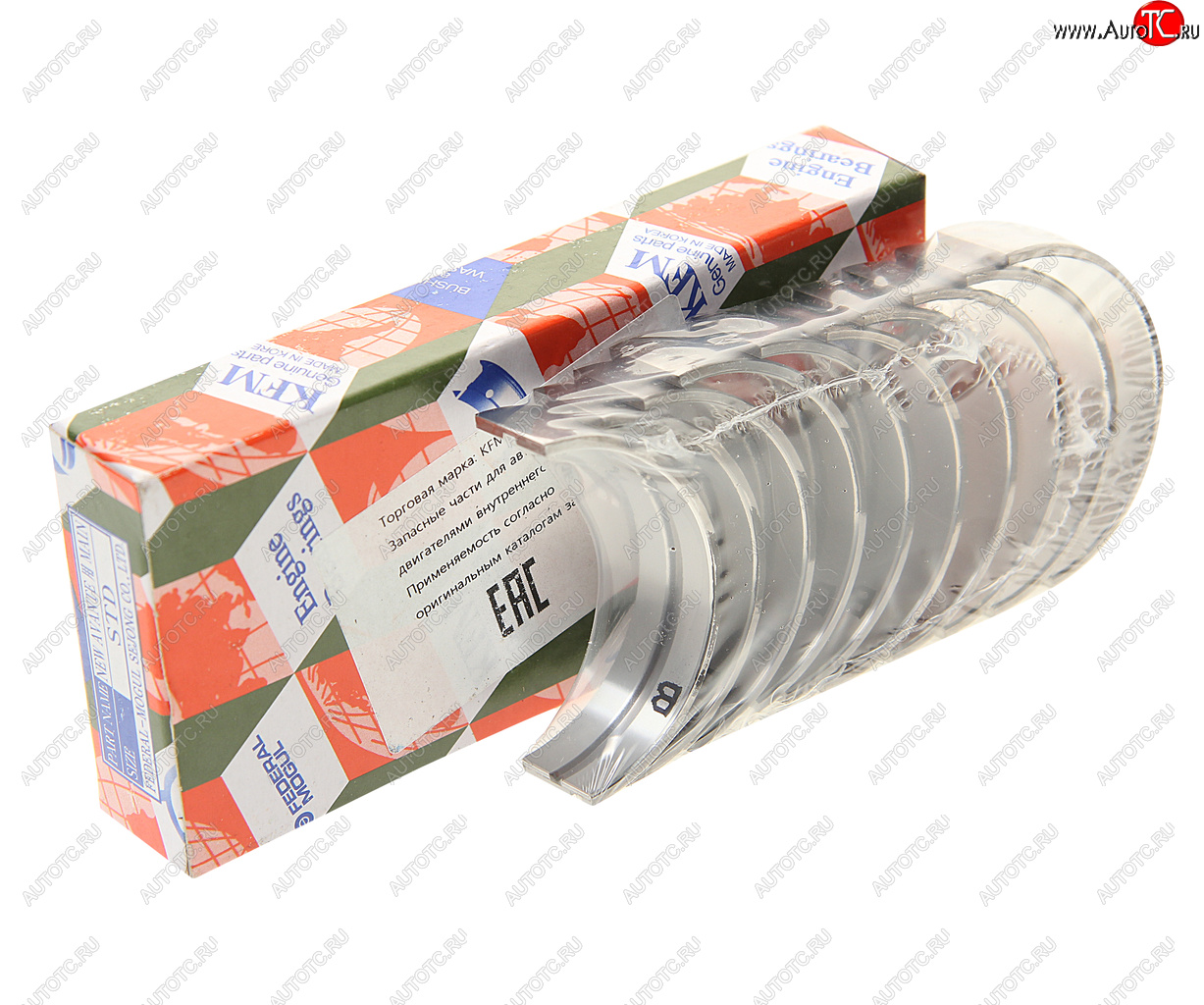 2 259 р. Вкладыши HYUNDAI Solaris (11-) KIA Rio (11-) коренные STD комплект (10шт.) KFM KFM 21020-2b101  с доставкой в г. Керчь