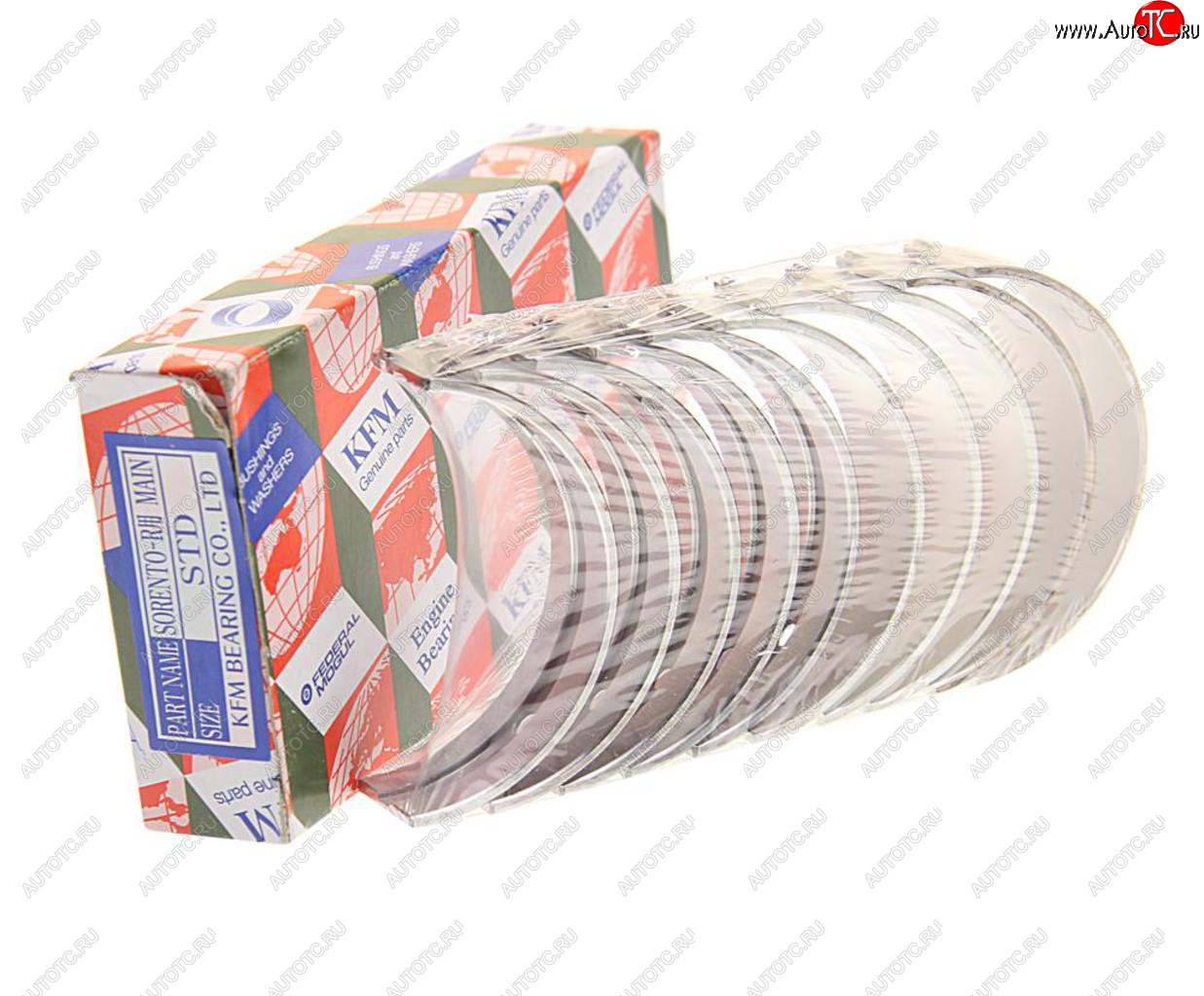 3 799 р. Вкладыши HYUNDAI Santa Fe (10-) (2.0),ix35 (10-) (2.0) (TCI) коренные STD комплект (10шт.) KFM KFM 21020-2f930  с доставкой в г. Керчь