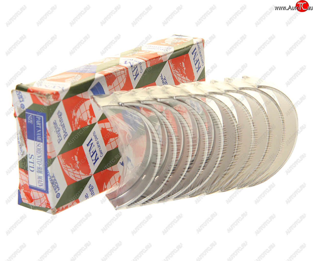 3 799 р. Вкладыши HYUNDAI Santa Fe (10-) (2.2),ix35 (10-) (2.0) (TCI) коренные STD комплект (10шт.) KFM KFM 21020-2f902  с доставкой в г. Керчь