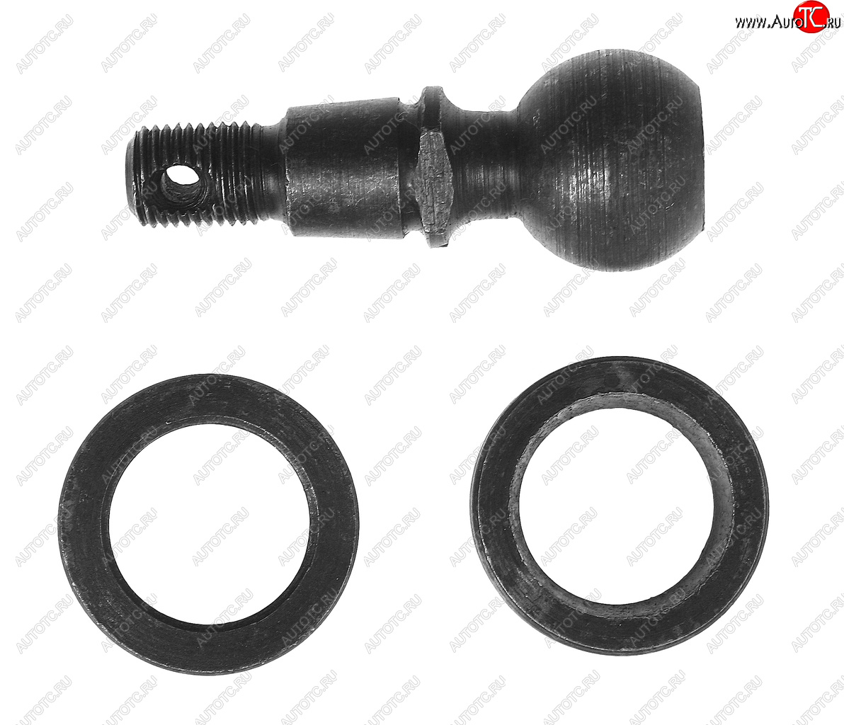 299 р. Палец МАЗ хвостовика шаровой с сухарями NO NAME 5336-170358082  с доставкой в г. Керчь
