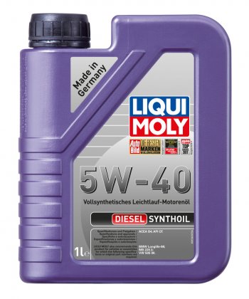 2 199 р. Масло дизельное DIESEL SYNTHOIL 5W40 синт.1л LIQUI MOLY LIQUI MOLY 1926  с доставкой в г. Керчь. Увеличить фотографию 1