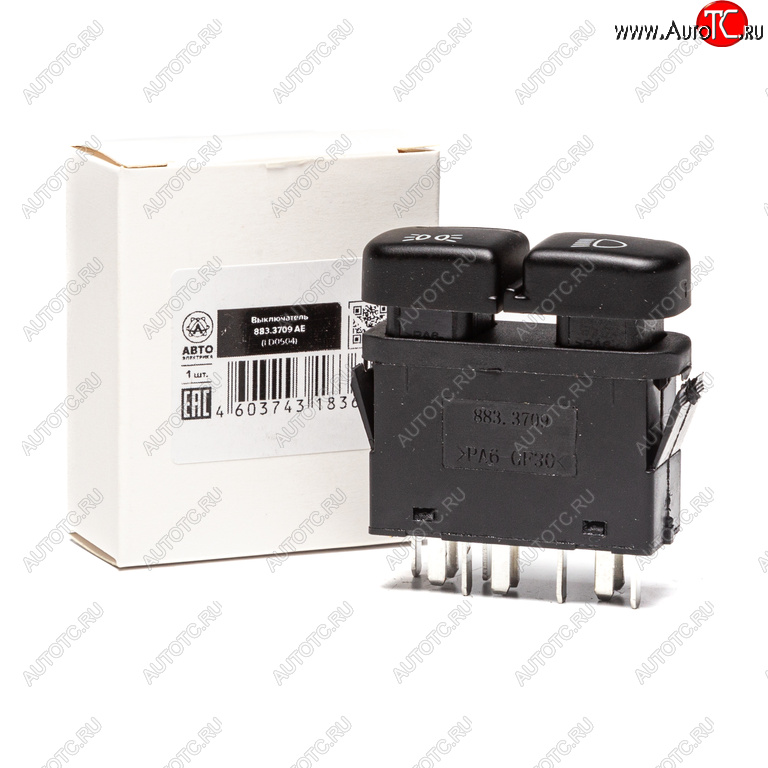 459 р. Выключатель клавиша ВАЗ-2115 наружного освещения AVTOELECTRICA AVTOELECTRICA 883.3709 ае  с доставкой в г. Керчь