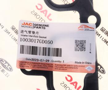 649 р. Прокладка коллектора JAC S5 впускного OE JAC 1003017gd050  с доставкой в г. Керчь. Увеличить фотографию 3