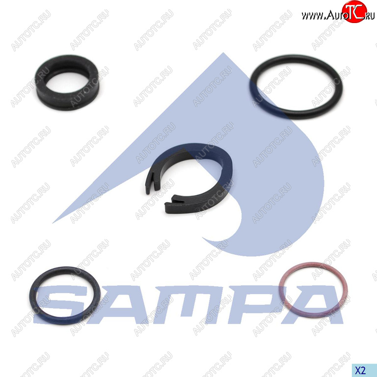 182 р. Фиксатор MAN MERCEDES трубки пластиковой (NG12,система VOSS 230) SAMPA SAMPA 011.505  с доставкой в г. Керчь