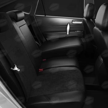 7 599 р. Авточехлы ЛАДА Largus (21-) экокожа-алькантара 5 мест задняя спинка 40х60 черные комплект AVTOLIDER AVTOLIDER vz29-2186-ec14  с доставкой в г. Керчь. Увеличить фотографию 6