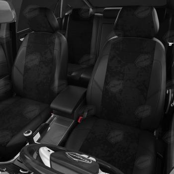7 599 р. Авточехлы ЛАДА Largus (21-) экокожа-алькантара 5 мест задняя спинка 40х60 черные комплект AVTOLIDER AVTOLIDER vz29-2186-ec14  с доставкой в г. Керчь. Увеличить фотографию 2