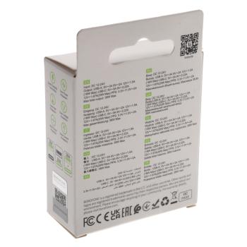 272 р. Устройство зарядное в прикуриватель 1USB + 1 Type C 12V BOROFONE BOROFONE bz25 transparent black  с доставкой в г. Керчь. Увеличить фотографию 5