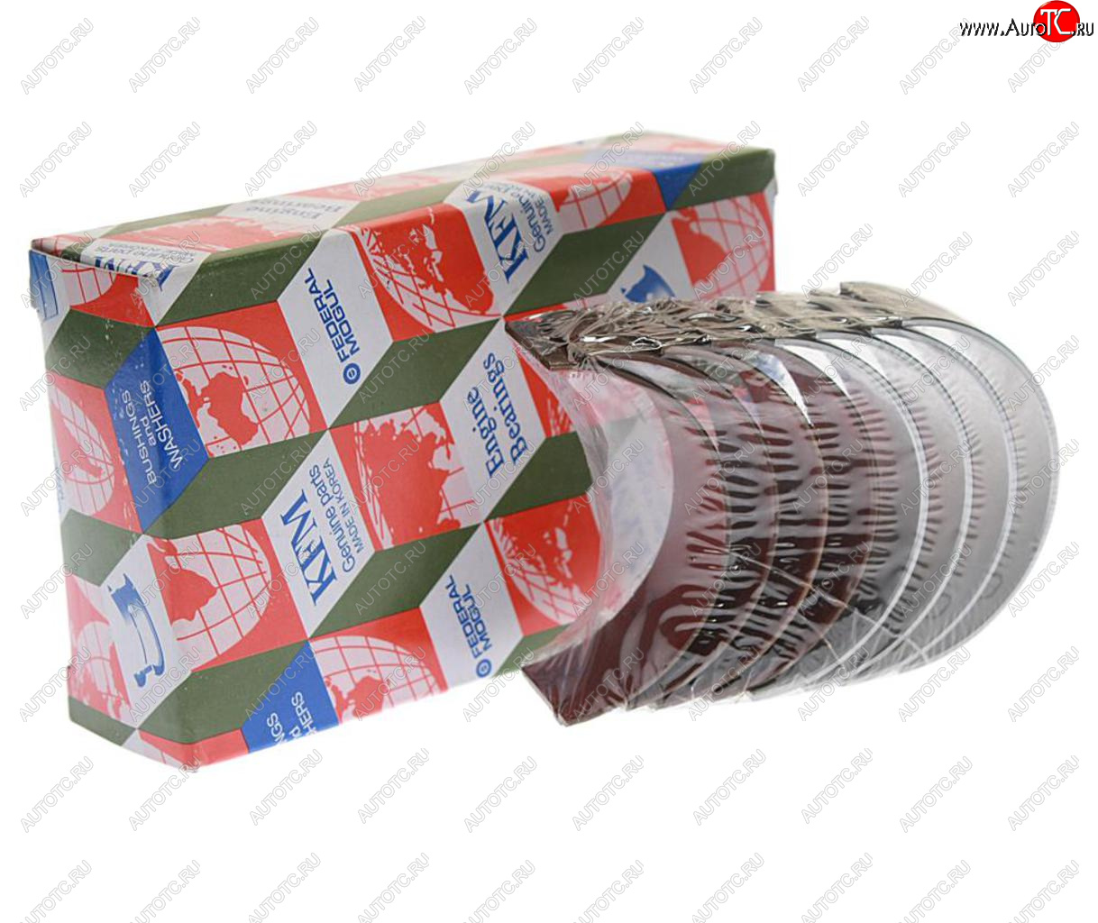 2 959 р. Вкладыши HYUNDAI Santa Fe (10-) (2.2) KIA Sorento (10-) (2.2) шатунные STD комплект (8шт.) KFM KFM 23060-2f910  с доставкой в г. Керчь