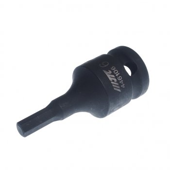649 р. Бита-головка 1/2 HEX H6х25мм ударная L=60мм JTC JTC TOOLS CO., LTD jtc-446106 JTC TOOLS CO., LTD jtc-446106  с доставкой в г. Керчь. Увеличить фотографию 1