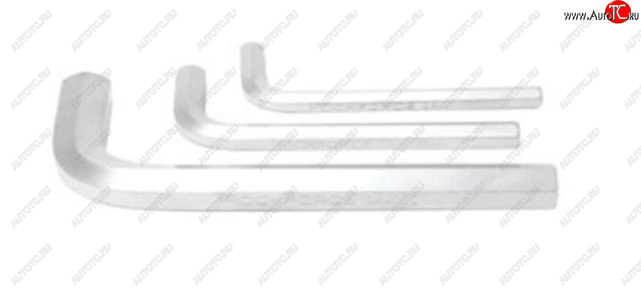 115 р. Ключ шестигранный Г-образный 7мм длинный ROCKFORCE ROCKFORCE rf-76407l  с доставкой в г. Керчь