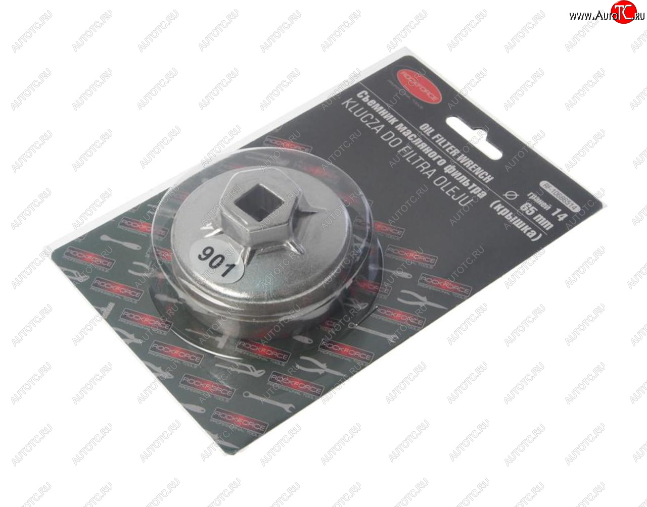 719 р. Съемник фильтров масляных 64мм 14-ти гранный чашка ROCKFORCE ROCKFORCE rf-10686414  с доставкой в г. Керчь
