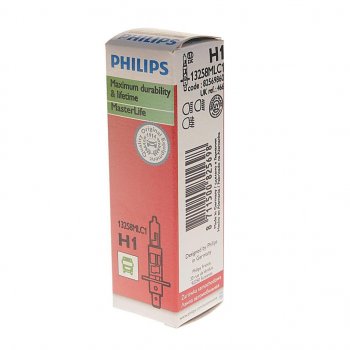 619 р. Лампа 24V H1 70W P14.5s Master Life PHILIPS PHILIPS 13258mlc1  с доставкой в г. Керчь. Увеличить фотографию 2