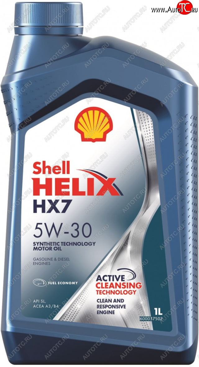 1 349 р. Масло моторное HELIX HX-7 5W30 A3B4SN псинт.1л SHELL SHELL 550046376  с доставкой в г. Керчь
