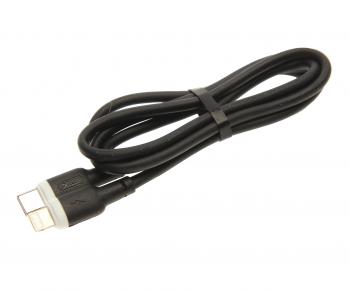 399 р. Кабель iPhone (5-)-USB Type C 1м XO XO nb208a black  с доставкой в г. Керчь. Увеличить фотографию 1