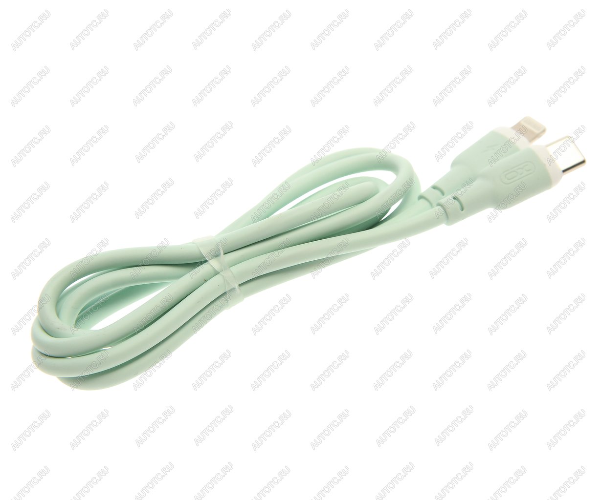 389 р. Кабель iPhone (5-)-USB Type C 1м XO XO nb208a green  с доставкой в г. Керчь
