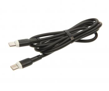299 р. Кабель USB Type C-USB Type C 1м XO XO nb208b black  с доставкой в г. Керчь. Увеличить фотографию 1