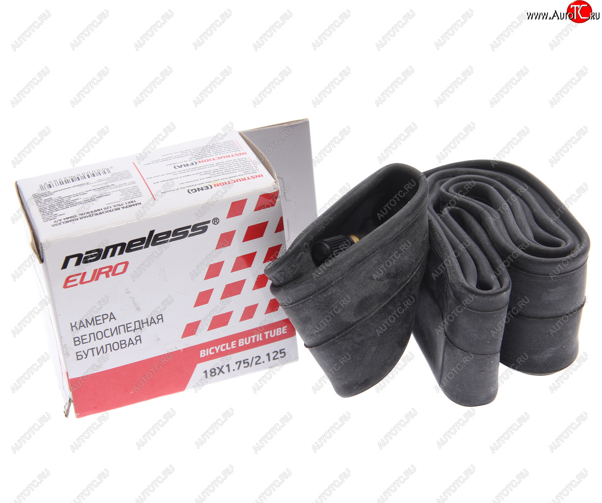 178 р. Камера велосипедная 18 1.75х2.125 автовентиль NAMELESS NAMELESS n18x1.752.125av  с доставкой в г. Керчь