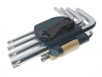 1 439 р. Набор ключей TORX Т6-Т60 Г-образных 15 предметов с держателем ROCKFORCE ROCKFORCE rf-5151  с доставкой в г. Керчь. Увеличить фотографию 2